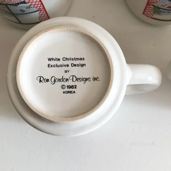 Vintage 80s Christmas Mugs - Picture 9 of 9
